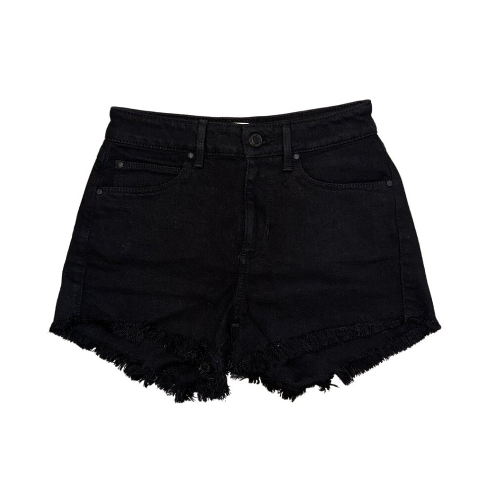 Guess Denim High-Waist Black Shorts - Size 25